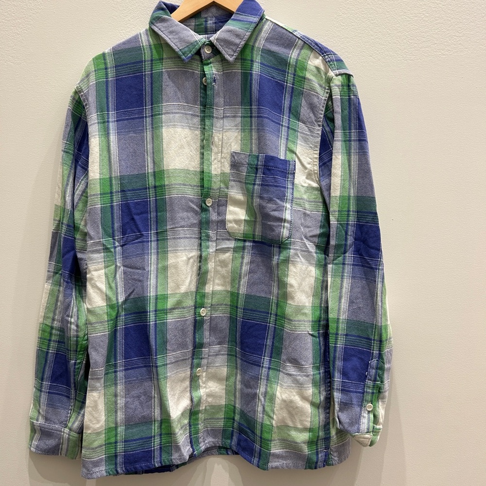Zara Multicolor Plaid Button-Down Shirt